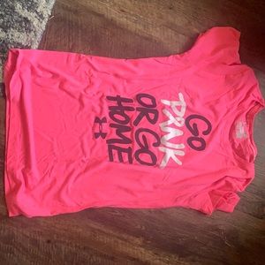 Breast cancer Under Armour t shirt